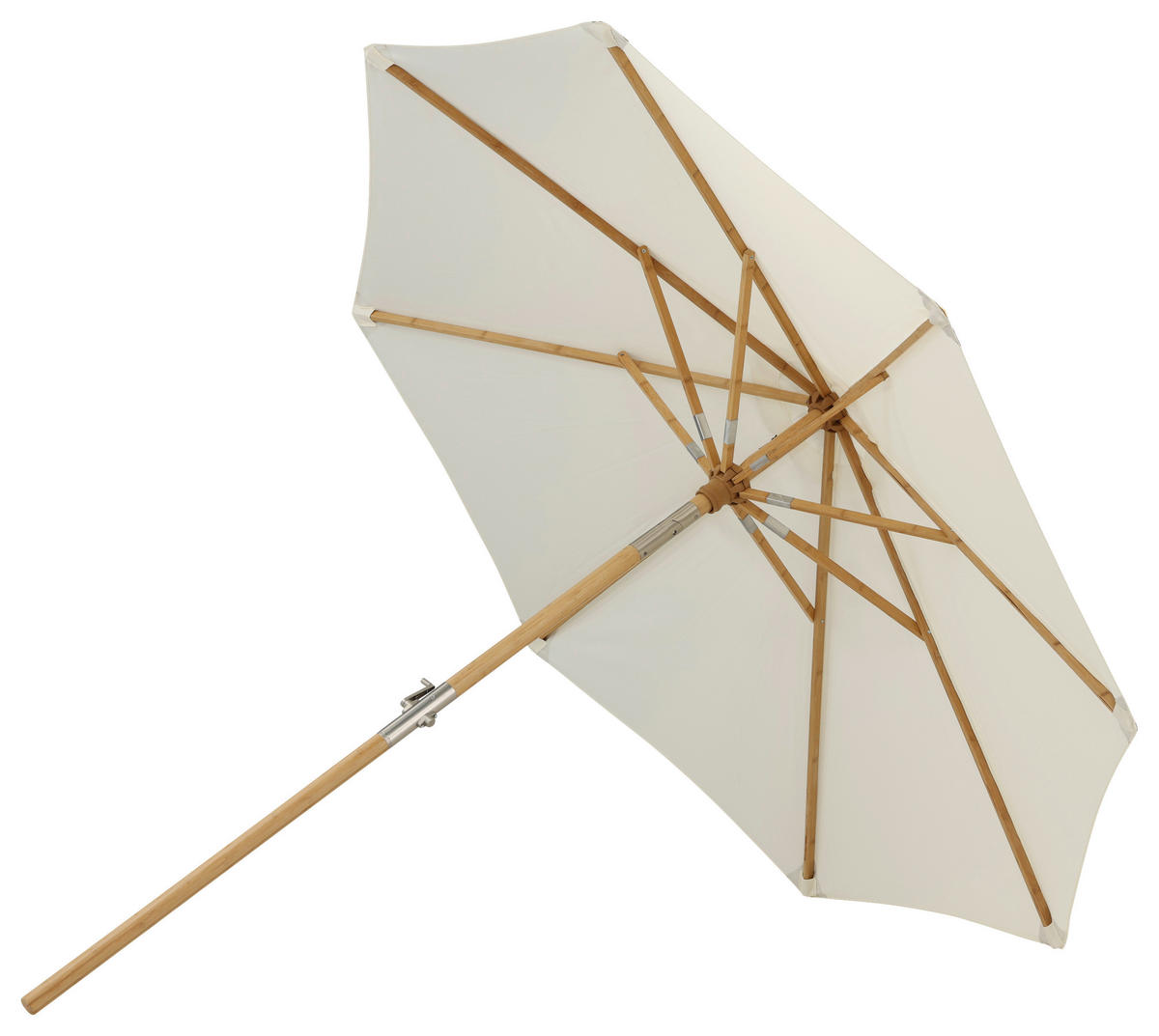 SONNENSCHIRM 270 cm  - Weiß, KONVENTIONELL (270/250cm) - Gardenson