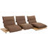 WOHNLANDSCHAFT in Holz, Leder Braun - Schwarz/Braun, Natur, Leder/Holz (162/320cm) - Koinor WOHNLANDSCHAFT in Holz, Leder Braun - Schwarz/Braun, Natur, Leder/Holz (162/320cm) - Koinor