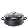 BRATPFANNE PROVENCE Emaille  - Transparent/Schwarz, Basics, Glas/Metall (28/7,5cm) - KÜCHENPROFI