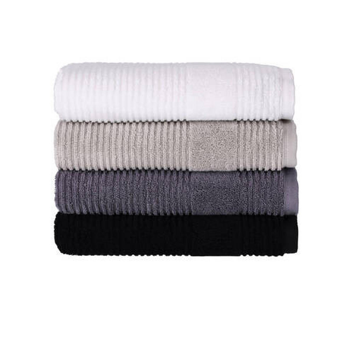 OSUŠKA DO SPRCHY, 67/140 cm, tmavě šedá - tmavě šedá, Basics, textil (67/140cm) - Vossen