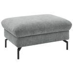 HOCKER in Metall, Textil Grau  - Schwarz/Grau, Design, Textil/Metall (92/46/67cm) - Dieter Knoll