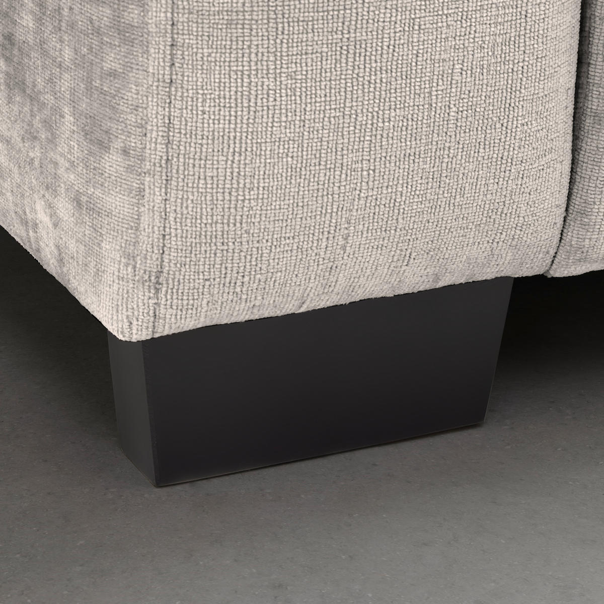 BIG SOFFA i cremefärgad  - svart/cremefärgad, Modern, trä (246/93/124cm) - MID.YOU