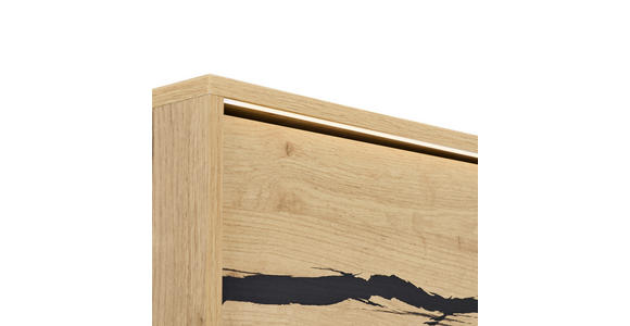 LOWBOARD  200/61/40 cm  - Eichefarben/Schwarz, KONVENTIONELL, Holzwerkstoff (200/61/40cm) - Xora