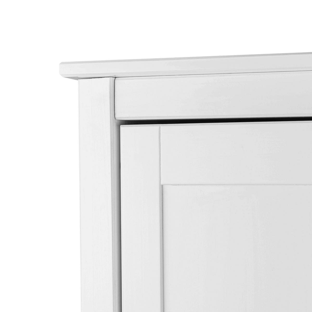 ORMAR ZA ODJEĆU bijela   - bijela/srebrne boje, Moderno, metal/drvo (106/210/60cm)