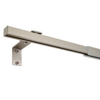 INNENLAUFSTANGENSET   - Grau Hochglanz, Design, Metall (120/11,5/4,7cm)