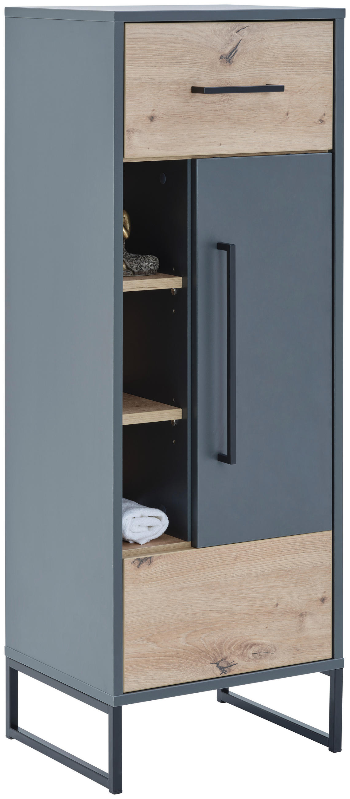 UNTERSCHRANK 40/102,5/33 cm   - MODERN, Holzwerkstoff/Metall (40/102,5/33cm) - MID.YOU