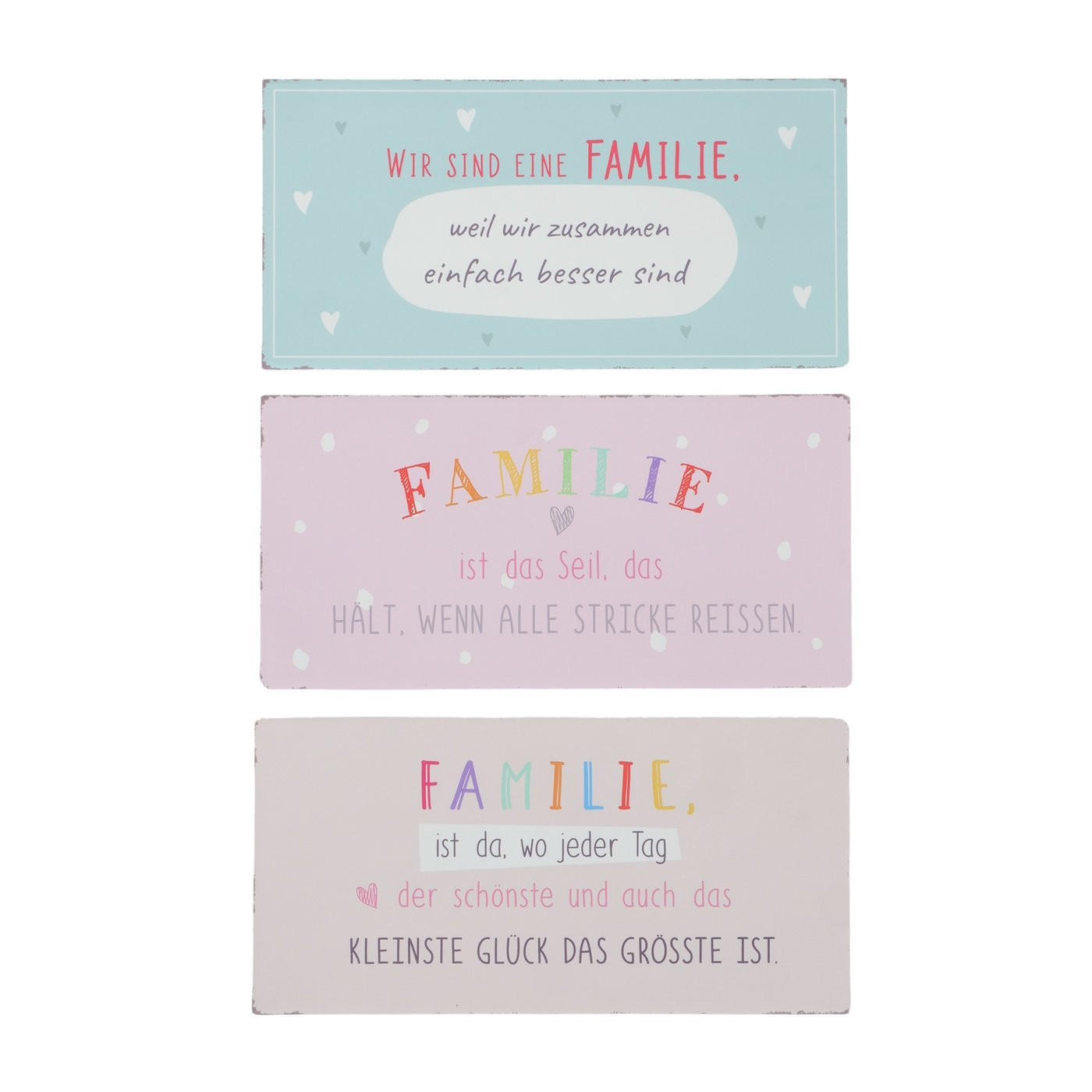 DEKOSCHILD 40/20 cm  - Multicolor, Basics, Metall (40/20cm)