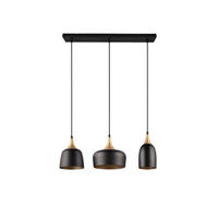 PENDELLEUCHTE 63/20/150 cm    - Schwarz, Design, Metall (63/20/150cm) - Trio Leuchten