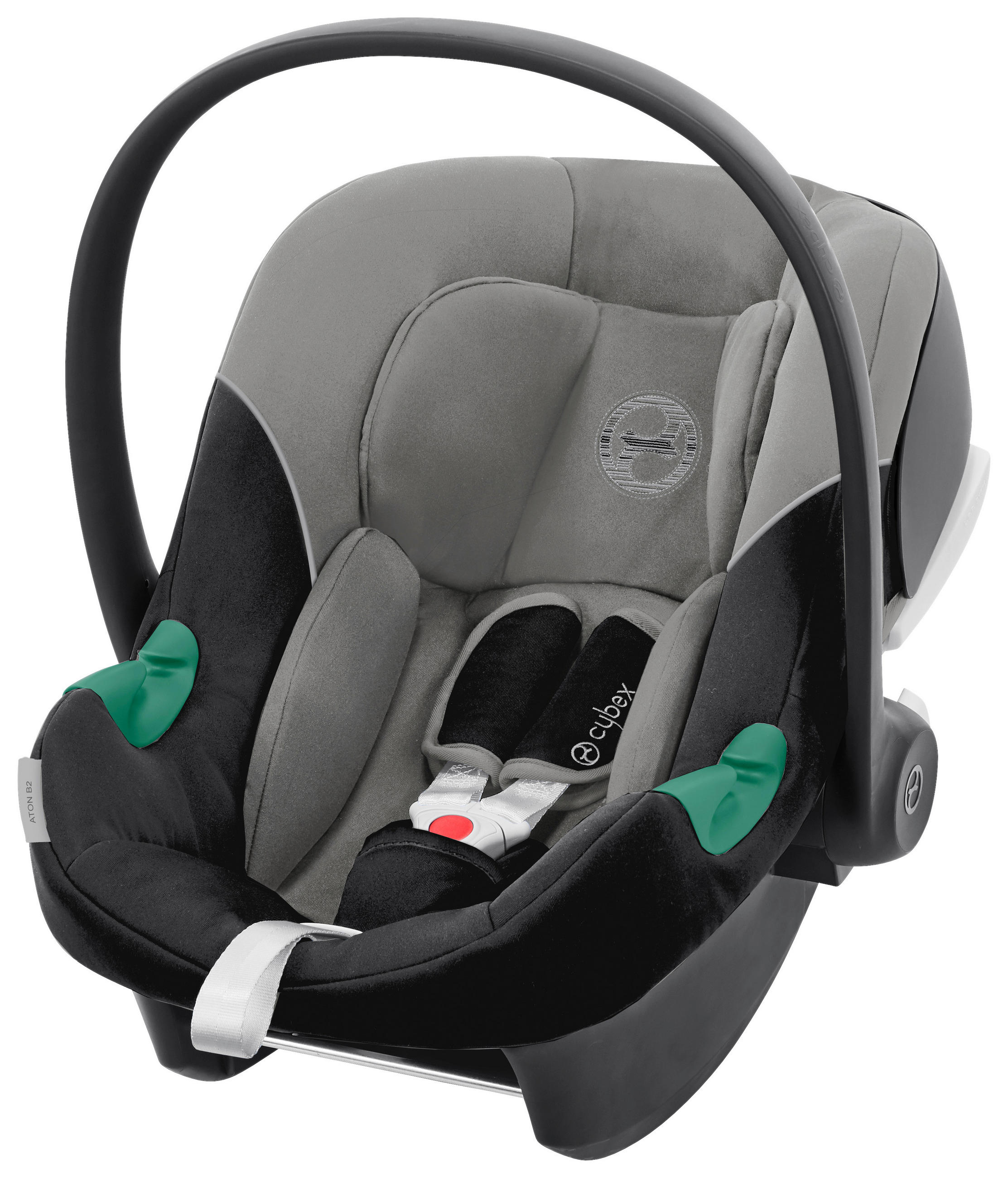 BABYSCHALE Aton B2 i-Size Pepper Grey   - Dunkelgrau/Schwarz, Basics, Kunststoff/Textil (66,0/44,0/39,0-56,5cm) - cybex GOLD