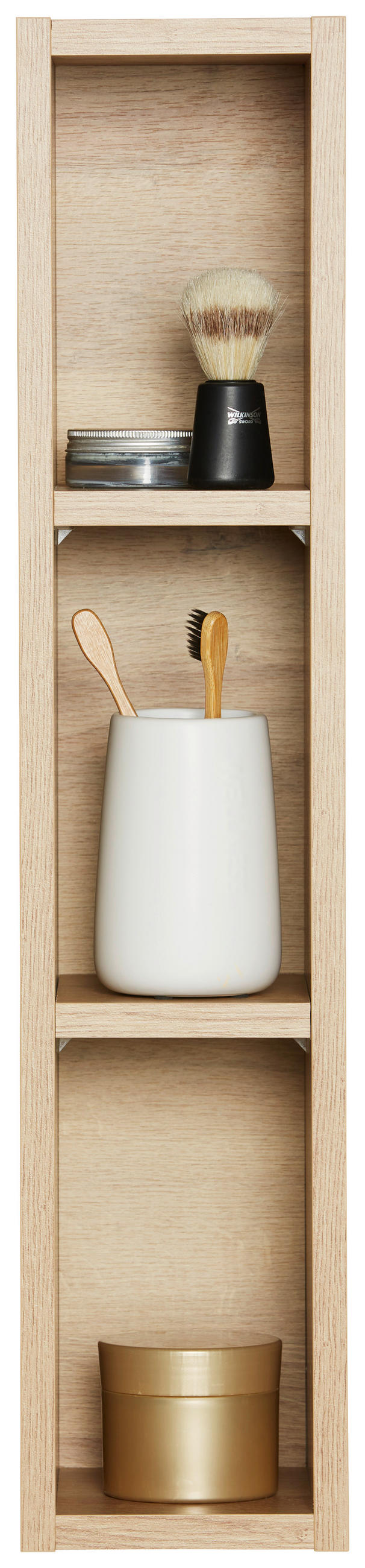 NÁSTĚNNÝ REGÁL, 15/70/20 cm - barvy dubu, Moderní, kompozitní dřevo (15/70/20cm) - Pelipal