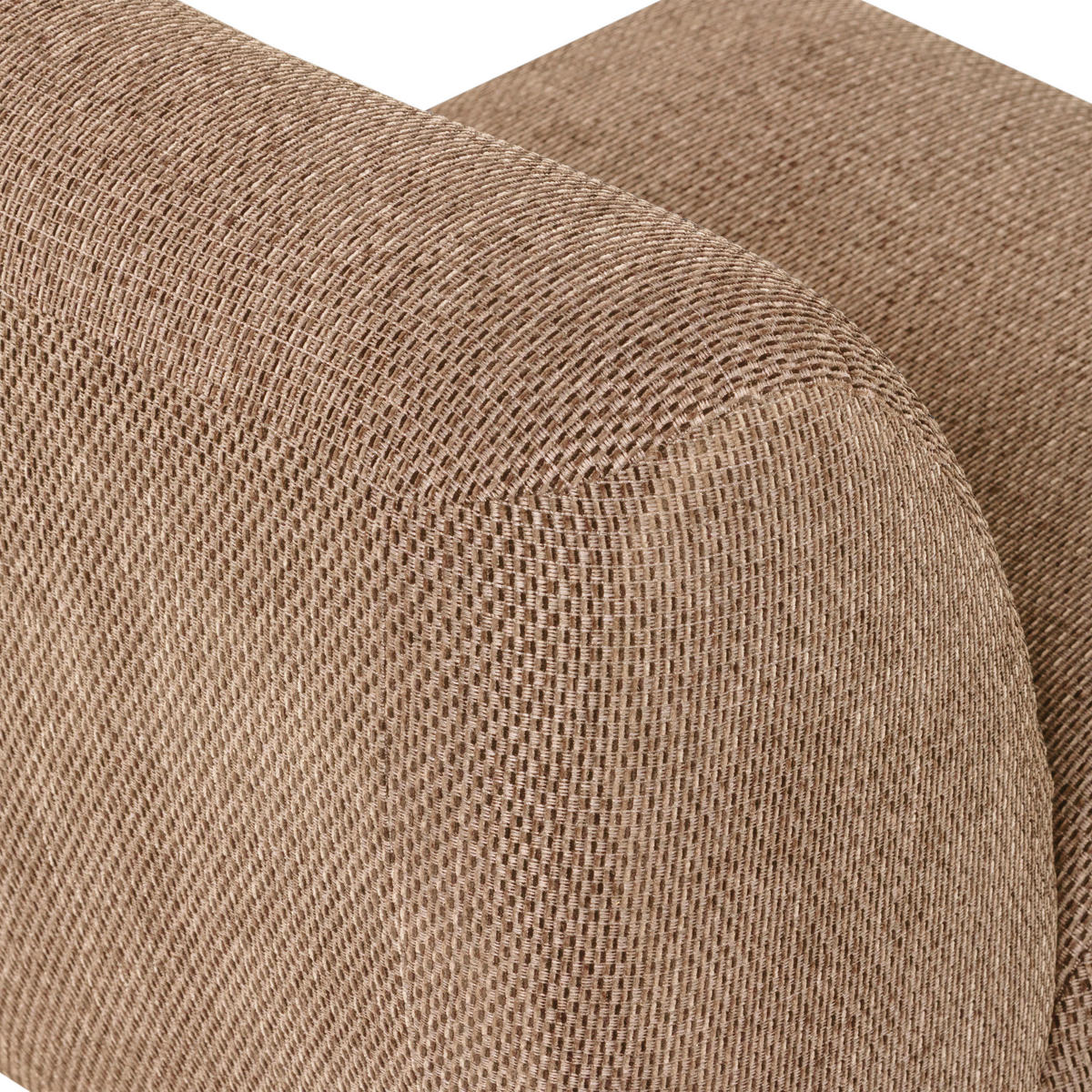 SESSEL in Chenille Hellbraun  - Hellbraun, MODERN, Kunststoff/Textil (76/74/92cm) - Livetastic