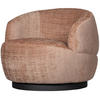 SESSEL in Chenille Sandfarben  - Sandfarben/Schwarz, Design, Textil/Metall (84/71/88cm) - Livetastic