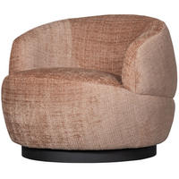 SESSEL in Chenille Sandfarben  - Sandfarben/Schwarz, Design, Textil/Metall (84/71/88cm) - Livetastic