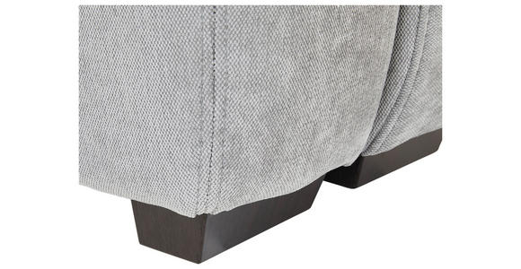 BIGSOFA Chenille Hellgrau - Dunkelbraun/Hellgrau, KONVENTIONELL, Kunststoff/Textil (250/100/90cm) - Carryhome