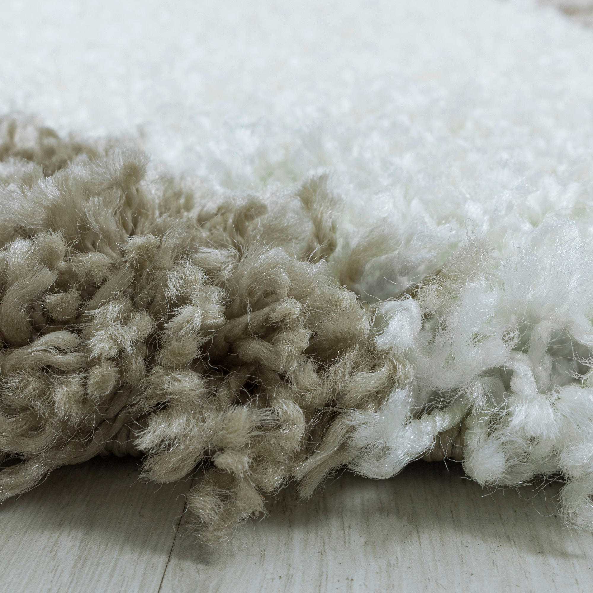 HOCHFLORTEPPICH gewebt Beige - Beige, Design, Textil (80cm) - Novel