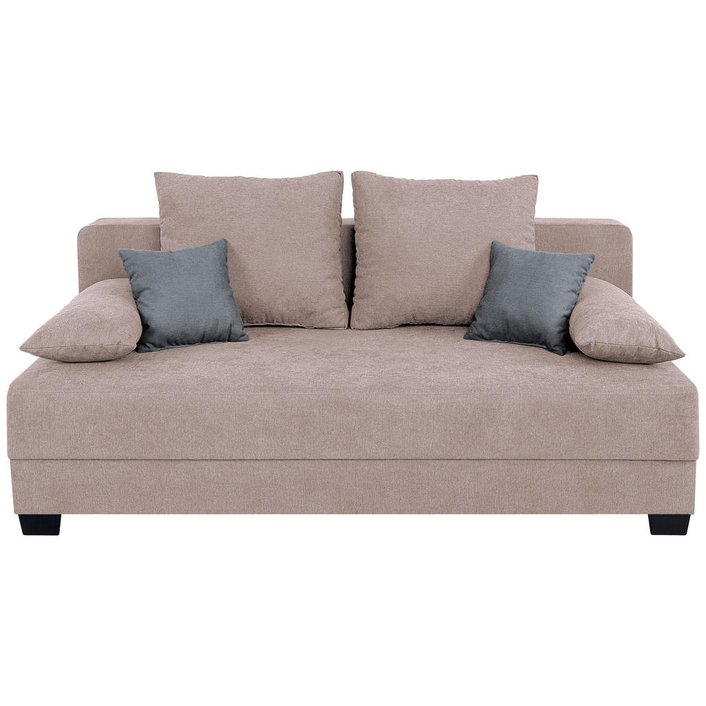 P & B BOXSPRINGOVÁ POHOVKA, textil, kompozitné drevo, ružová