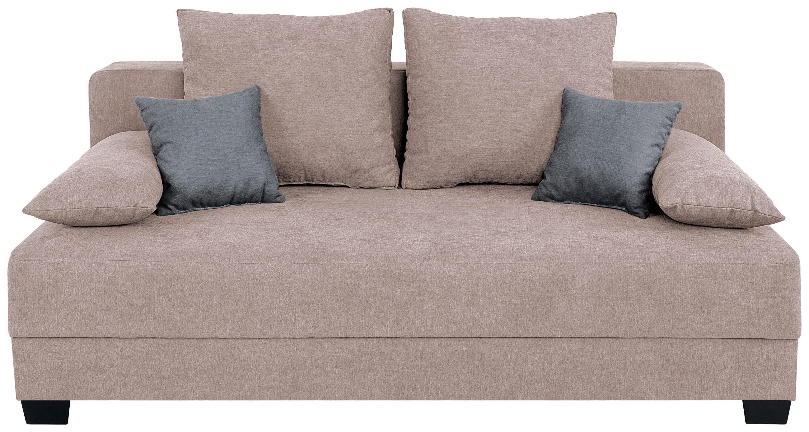 Canapea Boxspring, textil, material pe bază de lemn, roz