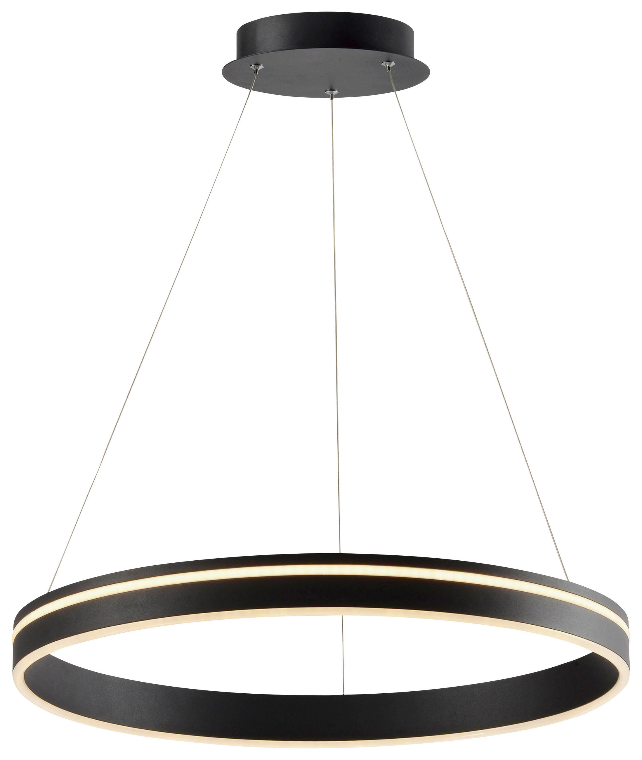ZÁVĚSNÉ LED SVÍTIDLO, 59/59/120 cm  - antracitová, Design, kov/plast (59/59/120cm)