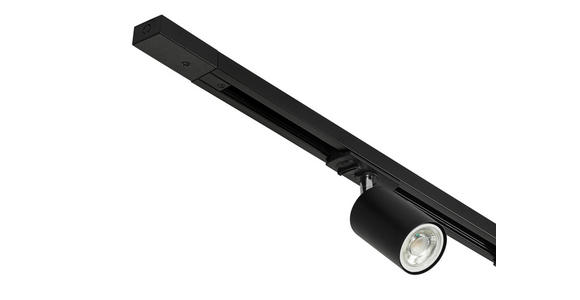 SCHIENENSYSTEM - Chromfarben/Schwarz, Trend, Kunststoff/Metall (110/104/14cm) - Novel