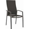STAPELSESSEL Aluminium Graphitfarben, Grau, Silberfarben  - Silberfarben/Graphitfarben, Basics, Textil/Metall (58/70/109cm) - Stern