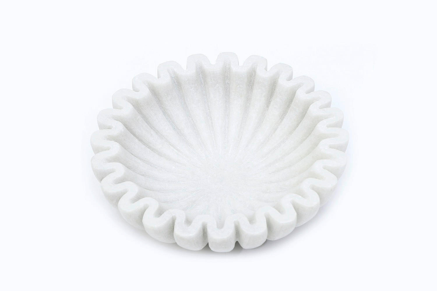 DEKORAČNÍ MISKA  - bílá, Design, kámen (20/6cm) - Ambia Home