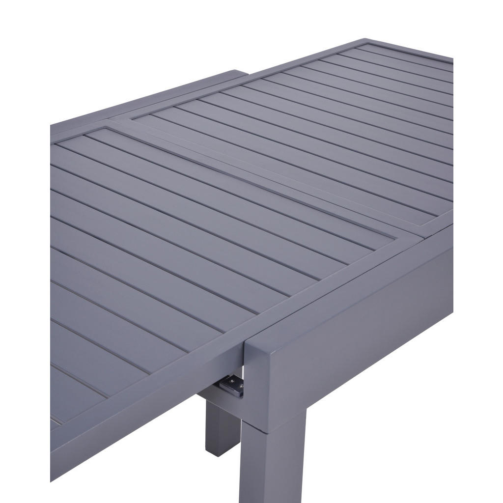Thumbnail - Gardenson Gartentisch, Anthrazit, Metall, rechteckig, eckig, 65x75x65 cm, ausziehbar, gastro- und objekttauglich, regena...