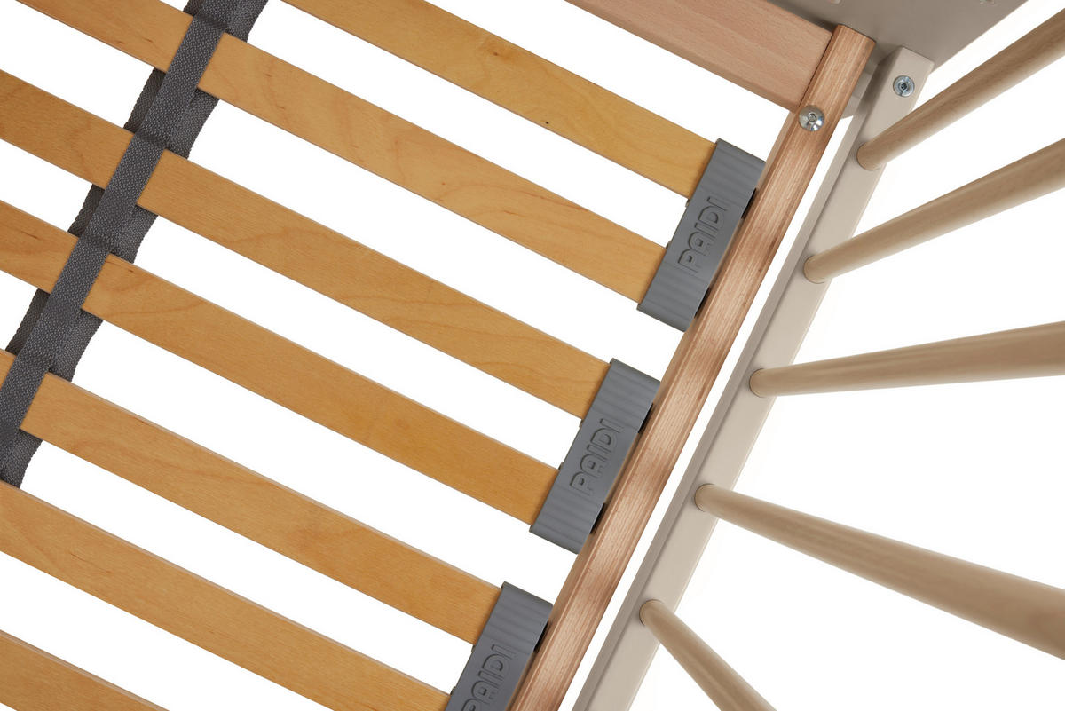 GITTERBETT Jonte  148/76/88 cm   - Beige, Basics, Holz/Holzwerkstoff (148/76/88cm) - Paidi