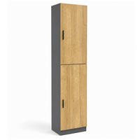AKTENSCHRANK Anthrazit, Honigeiche  - Honigeiche/Anthrazit, MODERN, Holzwerkstoff (38/183/32cm) - MID.YOU