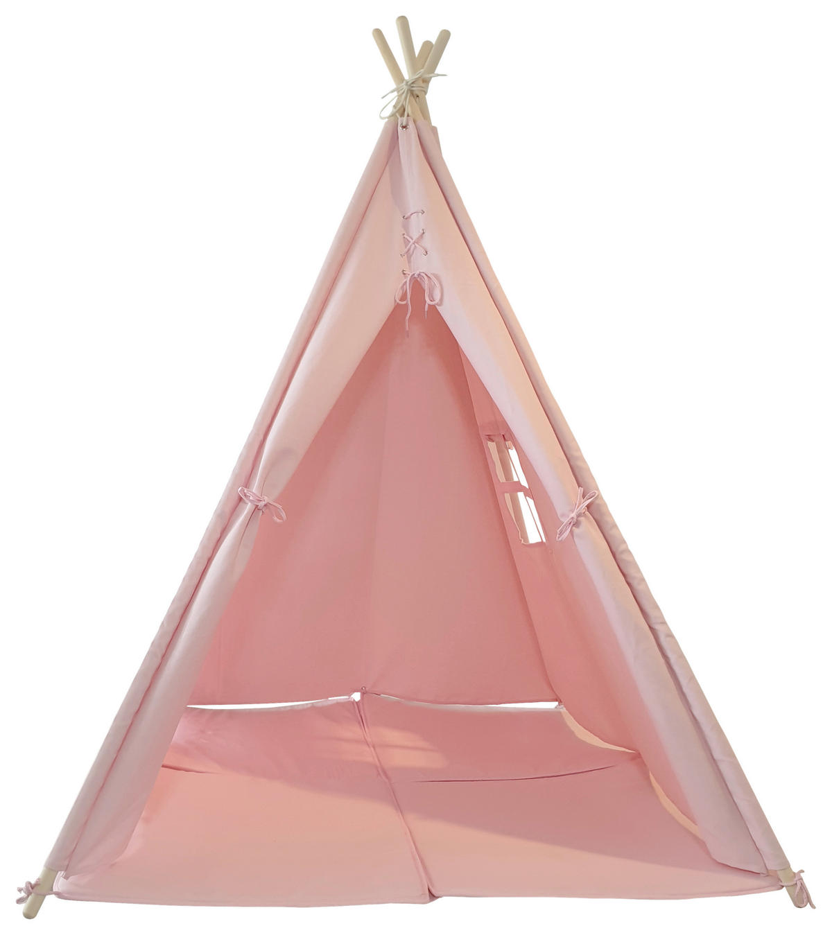 SPIELZELT - Rosa, Konventionell, Holz/Textil (120/160/120cm)