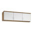 AUFSATZSCHRANK 136/39/54 cm Sonoma Eiche, Weiß - Silberfarben/Weiß, Design, Kunststoff (136/39/54cm) - Carryhome AUFSATZSCHRANK 136/39/54 cm Sonoma Eiche, Weiß - Silberfarben/Weiß, Design, Kunststoff (136/39/54cm) - Carryhome