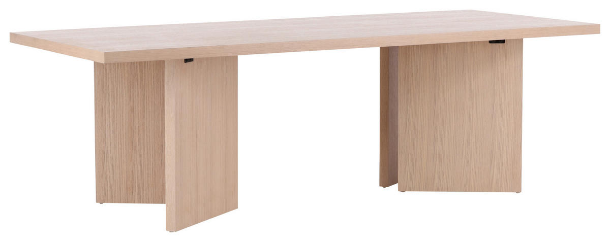 MATBORD i trä, trämaterial 240/100/74 cm   - beige, Design, trämaterial/trä (240/100/74cm) - Livetastic