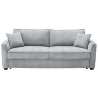 SCHLAFSOFA  mit Stoffauswahl, Schlafen auf Sitzhöhe, Rücken echt Jacquard Grau  - Blaugrau/Schwarz, Design, Holz/Textil (240/75/110cm) - home24