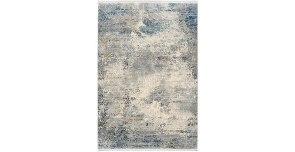 WEBTEPPICH 67/130 cm DIETER KNOLL  - Blau/Grau, Basics, Textil (67/130cm) - Dieter Knoll