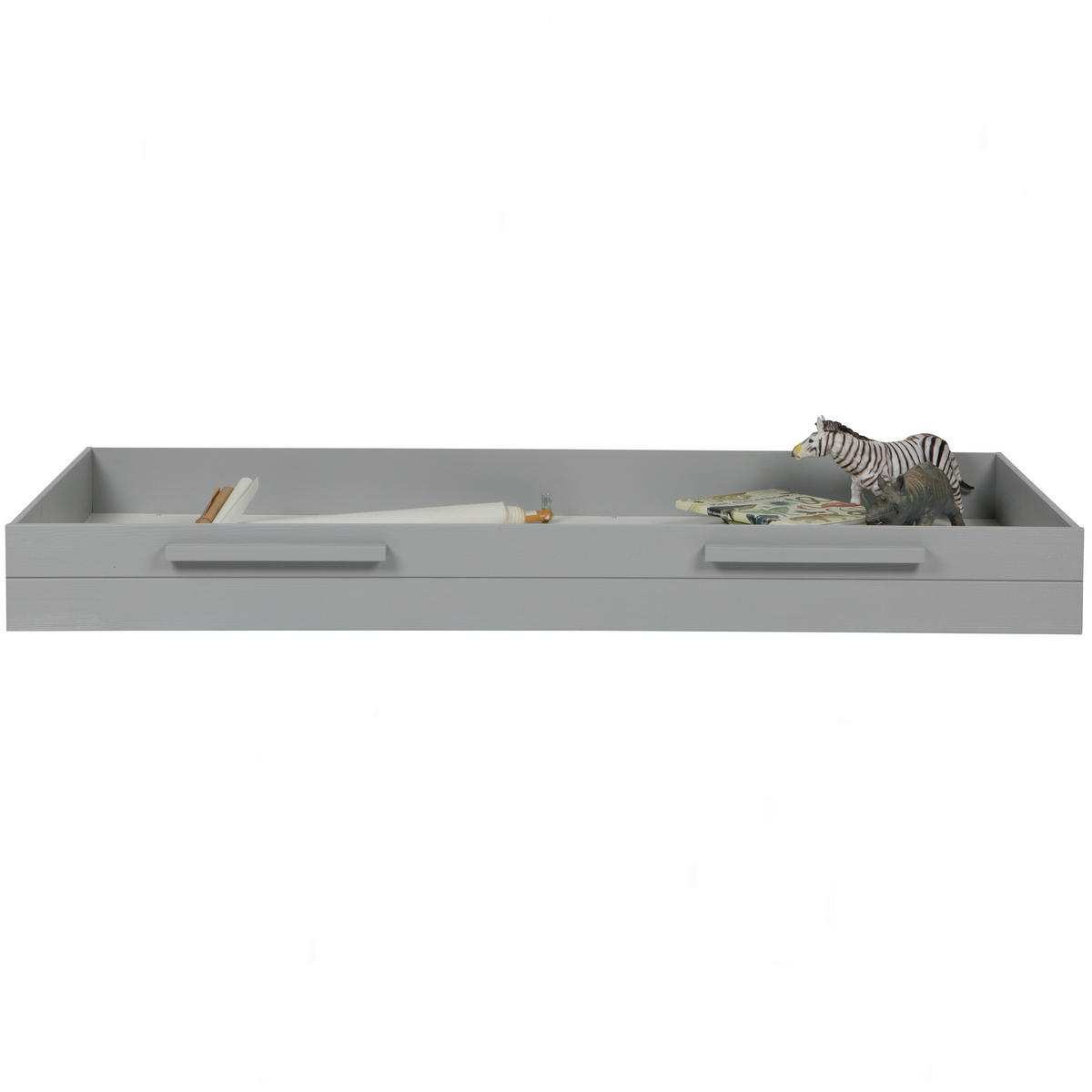 BETTKASTEN 198/21/91 cm Grau  - Grau, Design, Holz (198/21/91cm) - Livetastic
