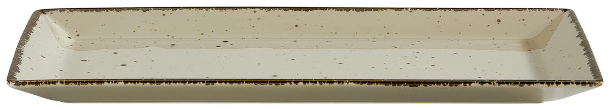 SERVIERPLATTE - Taupe, LIFESTYLE, Keramik (18/36cm) - Landscape
