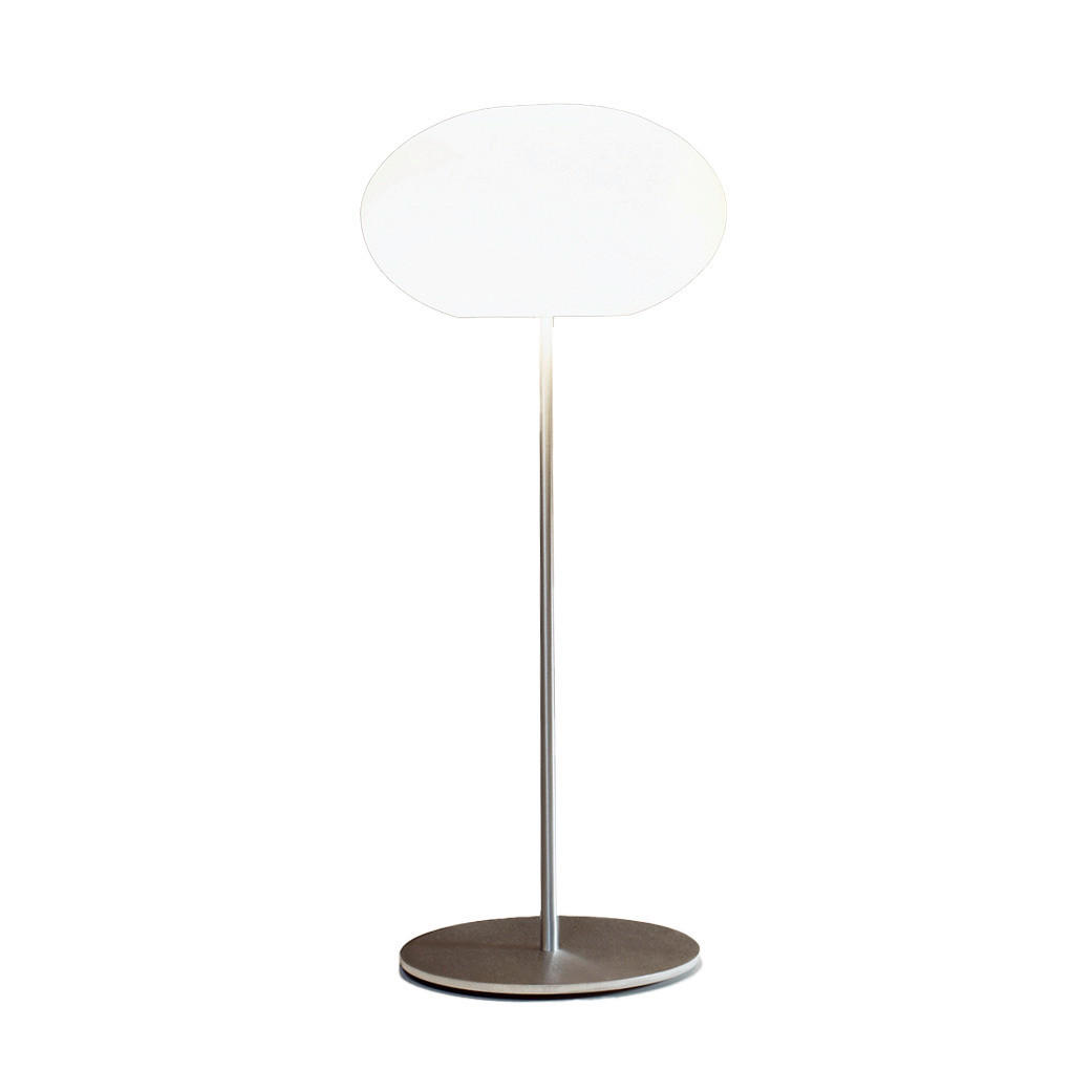 TISCHLEUCHTE AIH 19/43 cm   - Weiß, KONVENTIONELL, Glas (19/43cm)