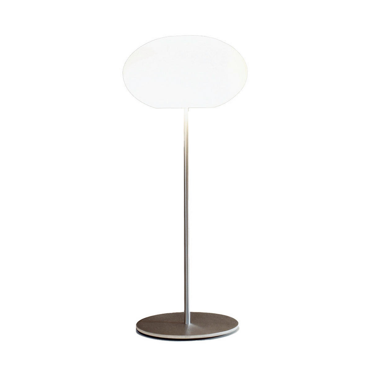 TISCHLEUCHTE AIH 19/43 cm   - Weiß, KONVENTIONELL, Glas (19/43cm)