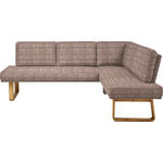 ECKBANK 240/174 cm  in Braun, Eichefarben  - Eichefarben/Braun, Design, Holz/Textil (240/174cm) - Dieter Knoll