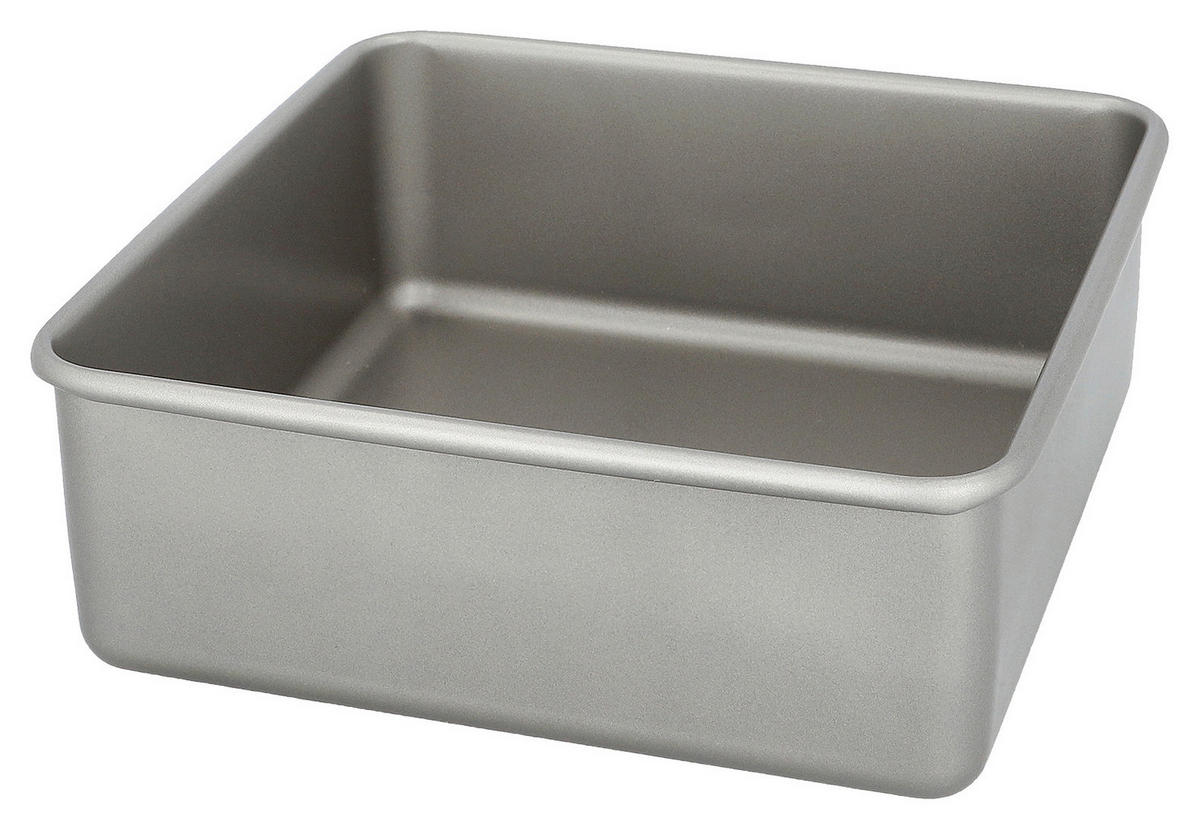 BAKFORM - grå, Basics, metall (22/22/8cm) - Birkmann