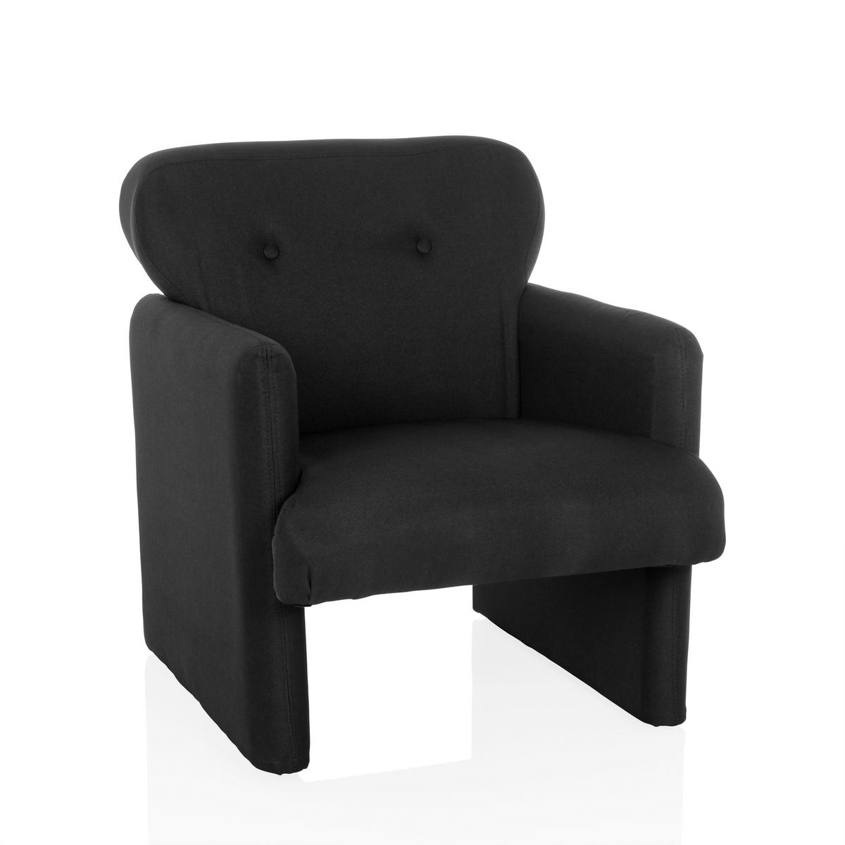 LOUNGEFÅTÖLJ  - svart, Modern, textil (66/77/74cm) - MID.YOU