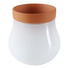 PFLANZTOPF - Terra cotta/Weiß, KONVENTIONELL, Glas/Keramik (10,01/12,9/10,01cm) - Leonardo PFLANZTOPF - Terra cotta/Weiß, KONVENTIONELL, Glas/Keramik (10,01/12,9/10,01cm) - Leonardo