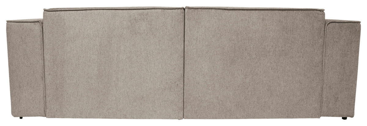 ECKSOFA Taupe Struktur  - Taupe/Graubraun, Design, Kunststoff/Textil (161/234cm) - P & B