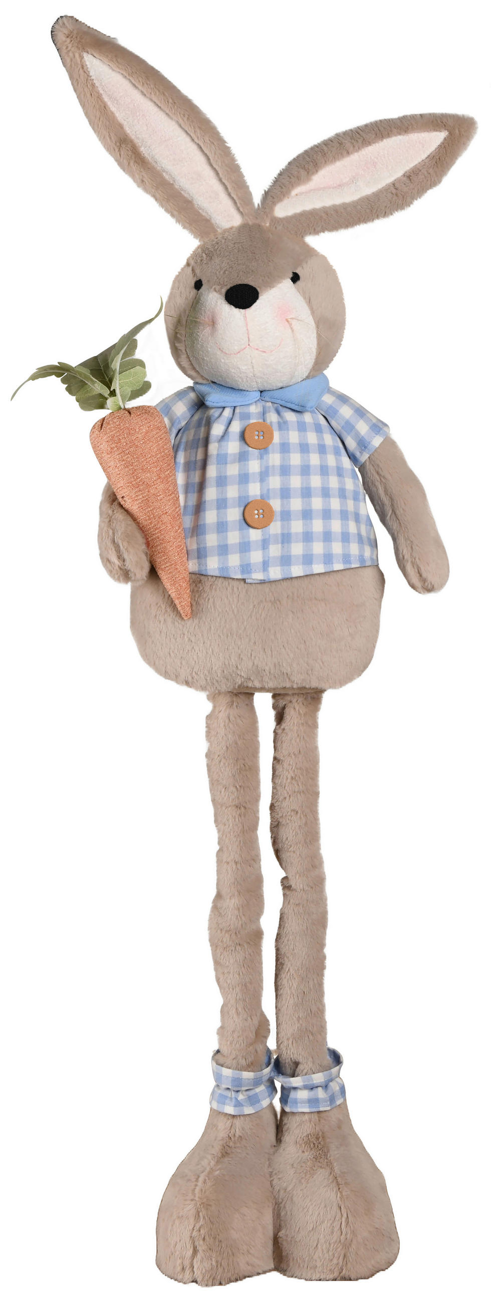 DEKOHASE   - Blau/Braun, Basics, Holz/Kunststoff (24/107/15cm)