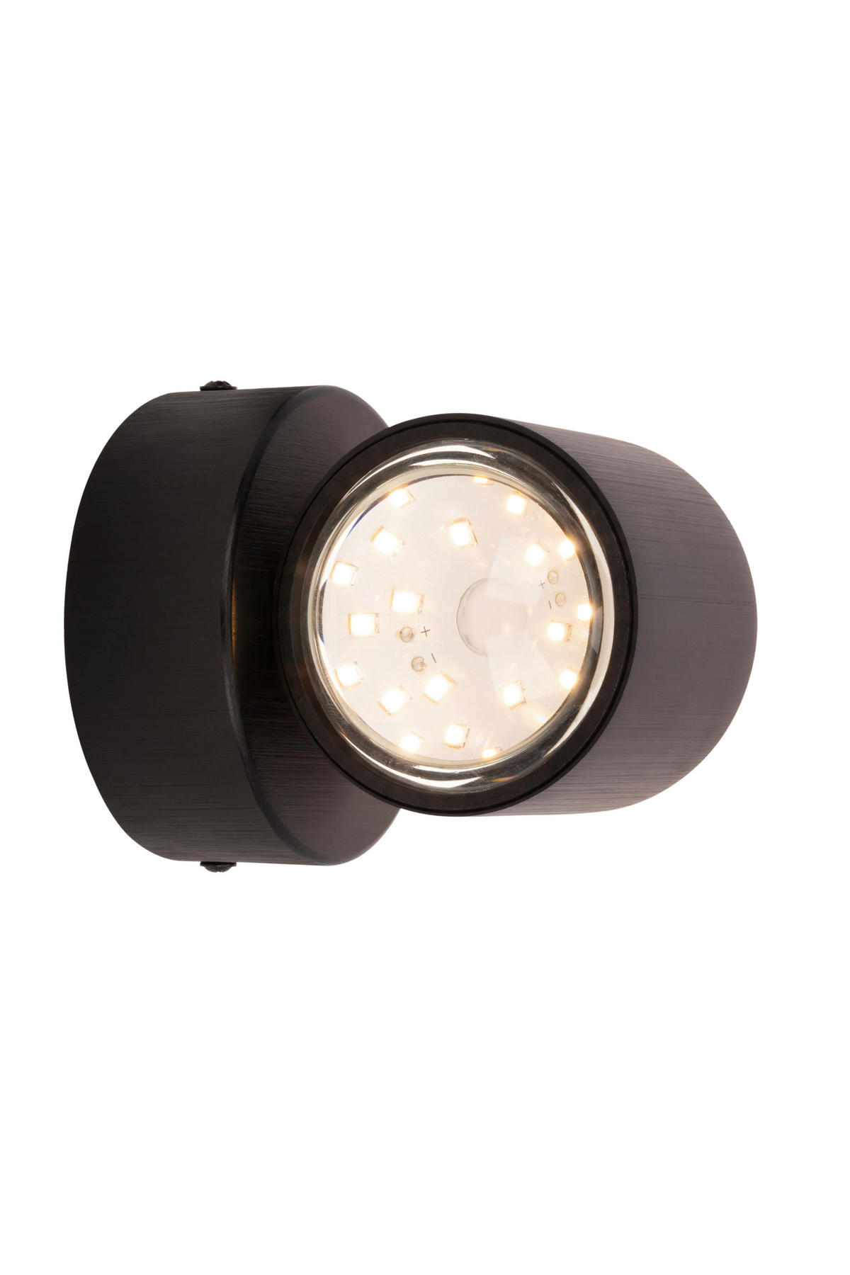 LED-WANDLEUCHTE 12/11 cm   - Schwarz, Design, Kunststoff/Metall (12/11cm) - Novel