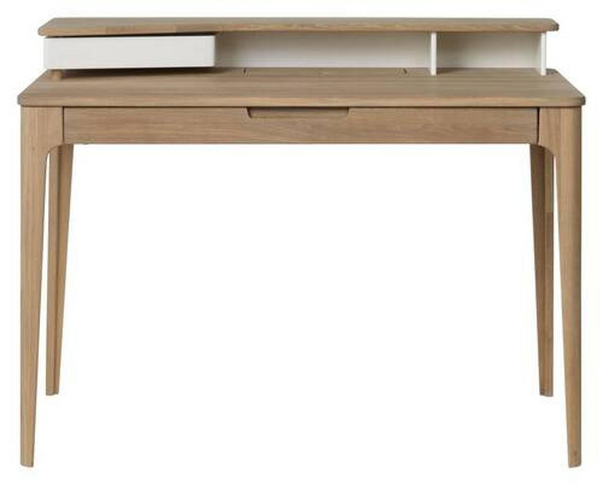 SCHREIBTISCH 120/60/90 cm  in Weiß, Eichefarben  - Eichefarben/Weiß, Design, Holzwerkstoff (120/60/90cm) - Novel