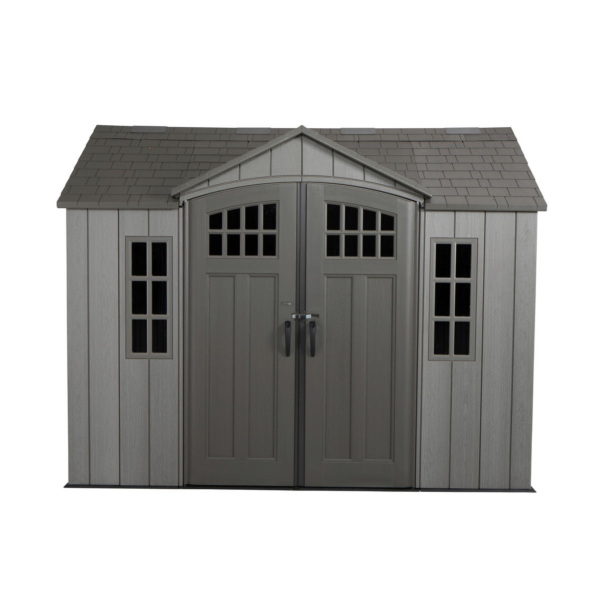 GERÄTEHAUS 305/244/244 cm  - Dunkelgrau, Basics, Kunststoff (305/244/244cm)