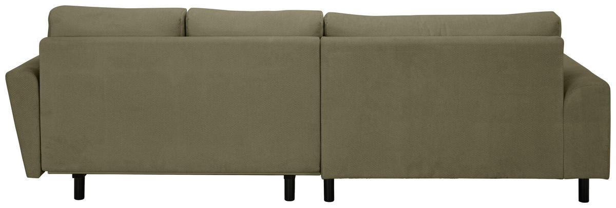 ECKSOFA Olivgrün Webstoff  - Buchefarben/Olivgrün, KONVENTIONELL, Holz/Textil (169/294cm) - Carryhome