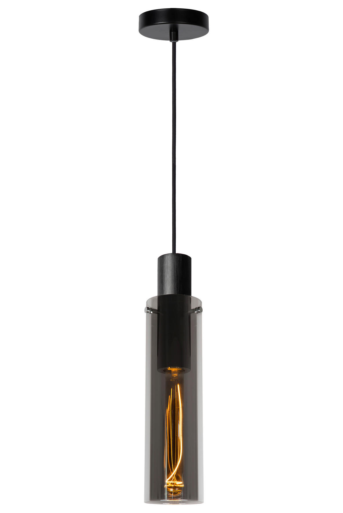 PENDELLEUCHTE 10/10/172 cm    - Hellgrau, Design, Glas (10/10/172cm) - Lucide