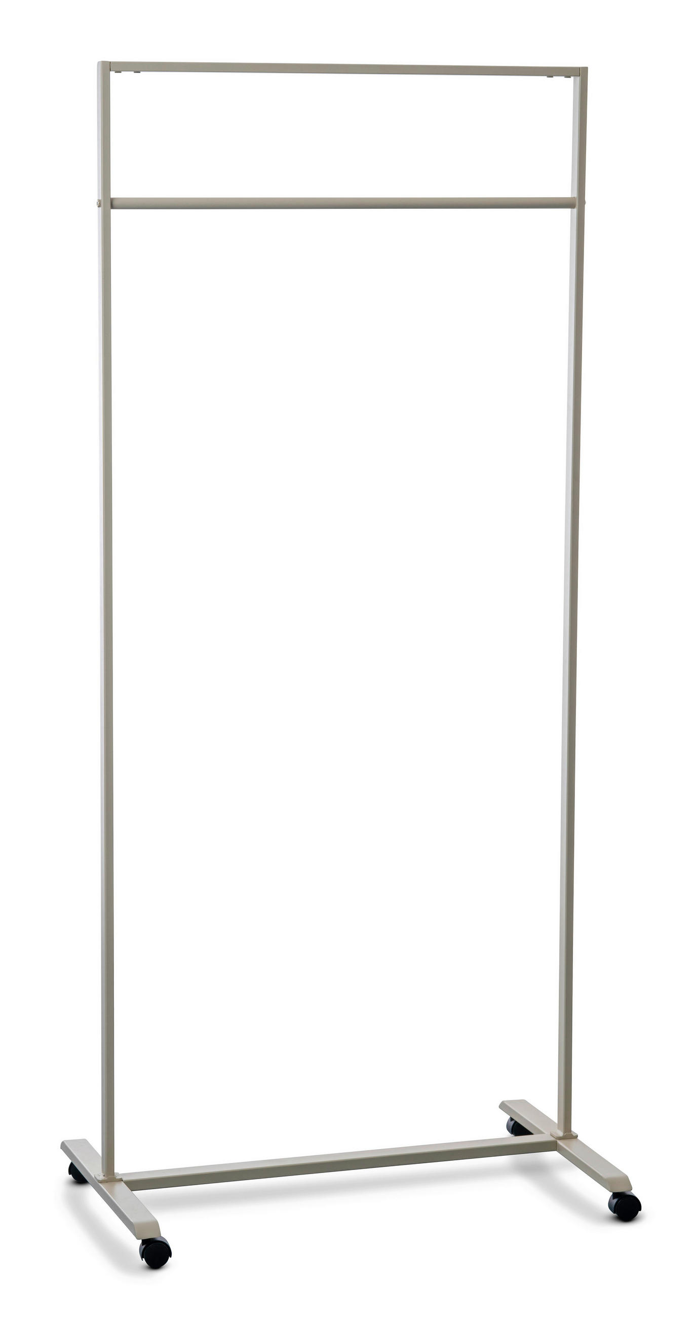 KLEIDERWAGEN in Creme 82/180/50 cm   - Creme, Basics, Kunststoff/Metall (82/180/50cm)