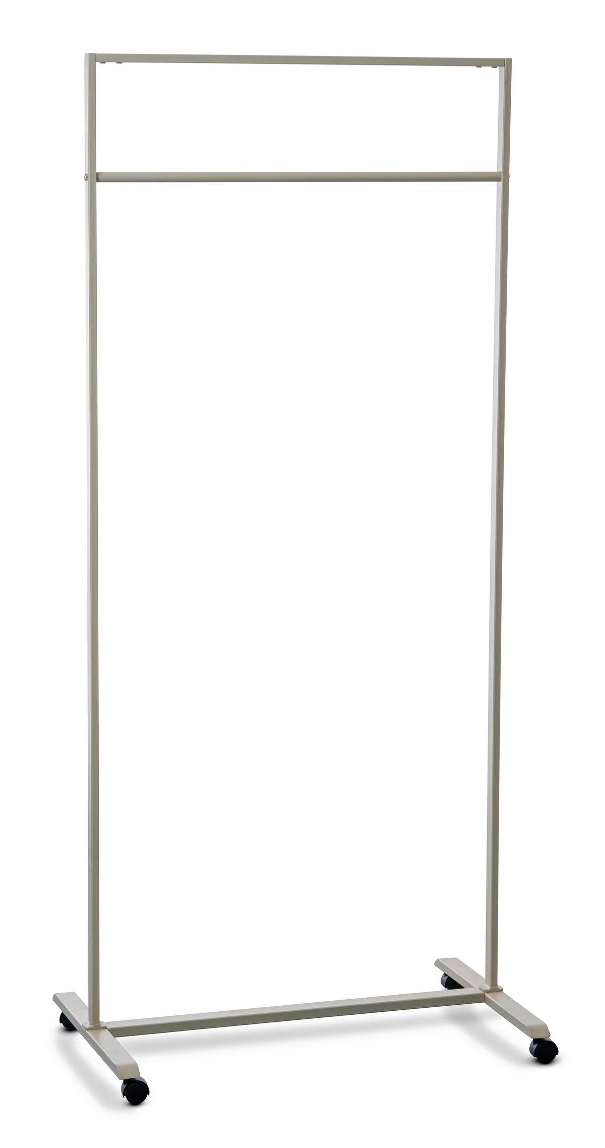 KLEIDERWAGEN in Creme 82/180/50 cm   - Creme, Basics, Kunststoff/Metall (82/180/50cm)